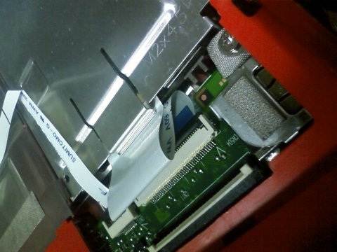 mini1000 HDD�P�[�u��